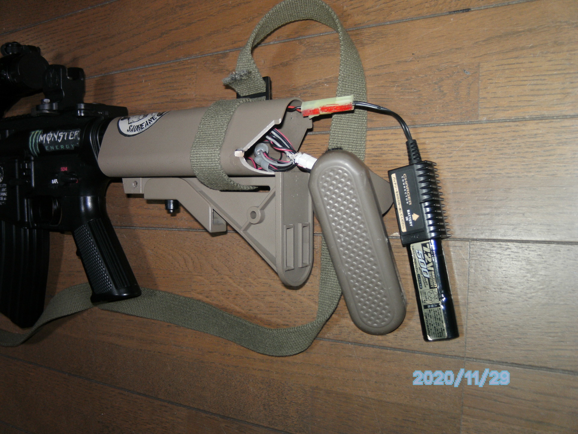 東京マルイ M4 CQB ライトプロ バッテリー化: エミュなクラちゃん