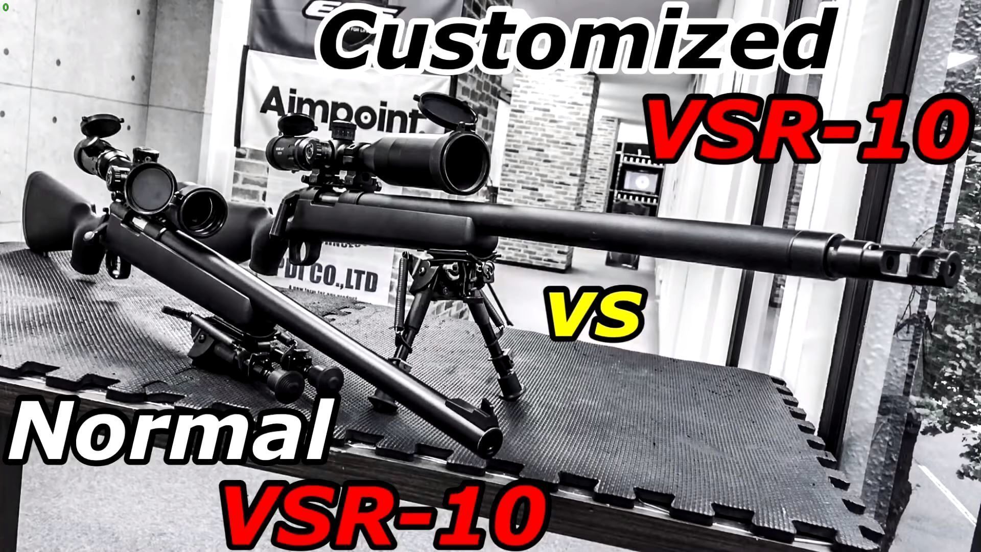 グルーピング対決！カスタムVSR-10 vs ノーマルVSR-10: エミュなクラちゃん